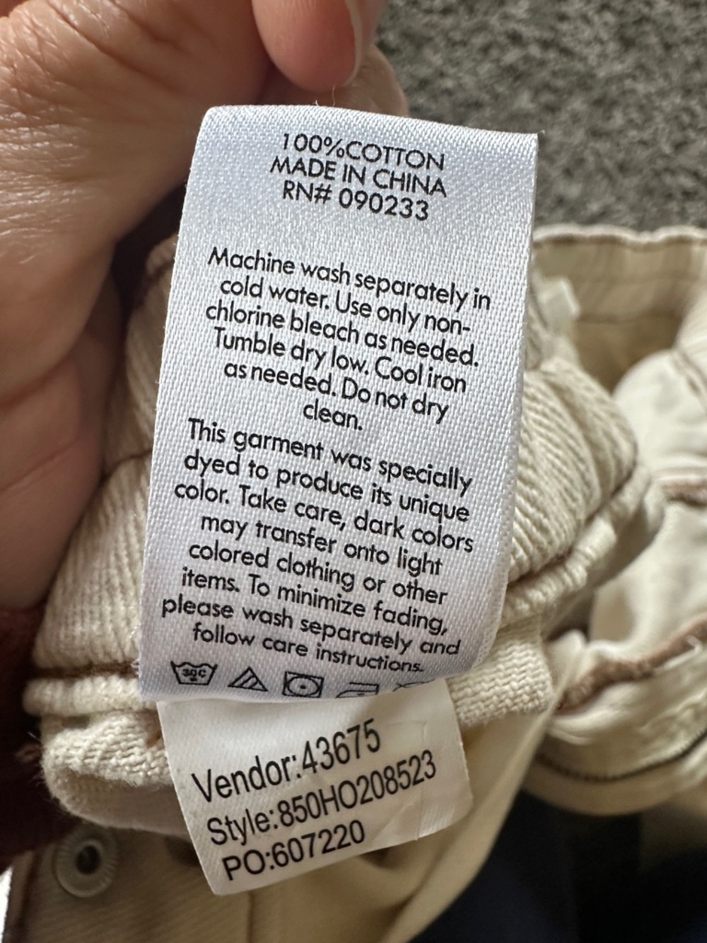 PacSun Women's Straight Leg Cargo Pants in Off-White Light Tan Size Small - Picture 7 of 11